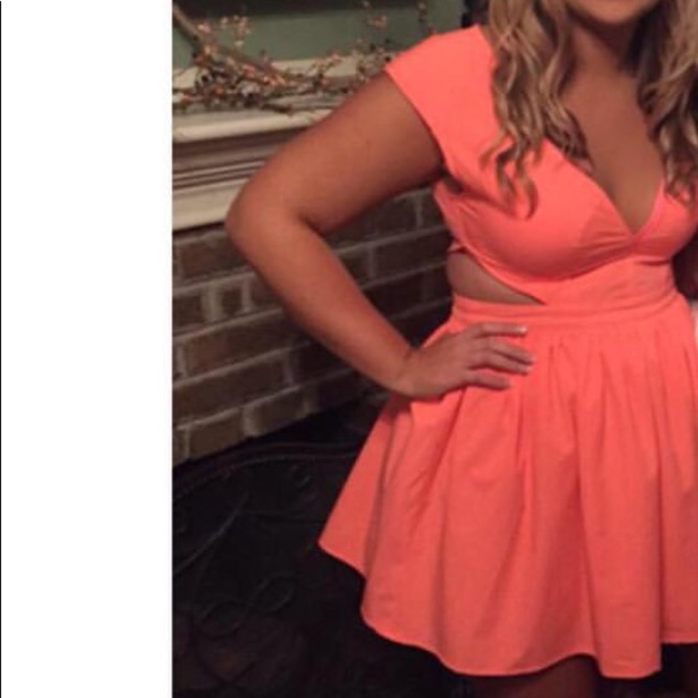 Orange dress